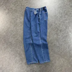 新品 未使用 studio CLIP INDIGO スタジオクリップ エコデニムイージーパンツ インディゴ ウエストゴム入り タグ付き レディース L SC212019-2のサムネイル