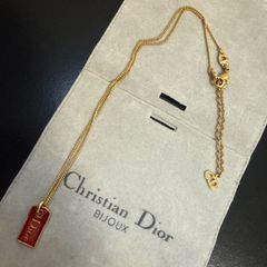 Christian Dior クリスチャンディオール トロッタープレートネックレス 