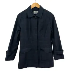J.PRESS(ジェイプレス) コート サイズ11 M レディース美品  - ネイビー×グリーン 長袖/チェック柄/秋/冬のサムネイル