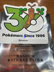 ウソッキー 正規品確認著作権マークあり 現地売切【韓国限定】ポケモン 30周年記念ステッカーのサムネイル