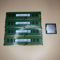 ER6004 CPU メモリ　まとめ　Intel  CORE i7-6700k  SK hynix PC4-2133P-UBO- 11 8GB 4枚　動作未確認のサムネイル