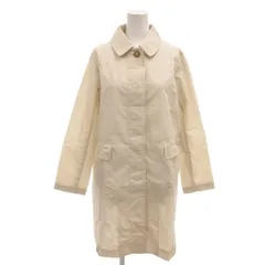 マッキントッシュフィロソフィー MACKINTOSH PHILOSOPHY 美品 ステンカラーコート スプリングコート 比翼仕立て フラップポケット 38 ベージュ /MXのサムネイル