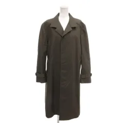 ランバン LANVIN 美品 ヴィンテージ トレンチコート スリーブストラップ 比翼仕立て 裏地シグネチャー柄 カーキ /MXのサムネイル