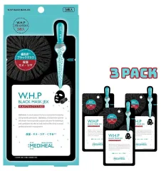 MEDIHEAL メディヒール WHP チャコールミネラルマスク フェイスマスク フェイスパック 25ミリリットル 3枚セットのサムネイル