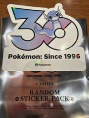韓国限定 ポケモン 30周年記念 ステッカー 公式品 シール カイオーガ