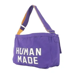 HUMAN MADE ヒューマンメイド バッグ パープル イエロー | 24AW キャンバス メールバッグ / ショルダーバッグ (Mail Bag Medium) | ブランド カバン【メンズ】【中古】のサムネイル
