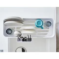 山崎実業 tower 伸縮シンク上水切りバスケット タワー 水切りかご スリム 4242 4243 水切りカゴ 水切りラックのサムネイル