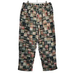BEAMS PLUS ビームス プラス 25SS 2 Pleats Relax Trousers Patchwork Madras パッチワークチェックイージーパンツ  ミックスカラー Lのサムネイル