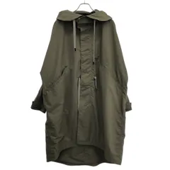 RAINMAKER レインメーカー 16AW  SHELLPARKA ポリエステルモッズコート RM162-002 カーキ Fのサムネイル