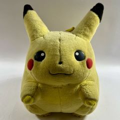 희소 레어 피카츄 초대 초기 봉제 인형 포켓몬 pokemon 연대물 당시 물건 TOMY 레드 태그 전체 길이 약 39cm 등신대 현상품