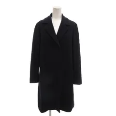 フレイアイディー FRAY I.D 美品 Aラインウールカシミヤコート チェスターコート ロング丈 カシミヤ混 0 紺 ネイビー FWFC165611 /MXのサムネイル