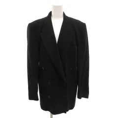 エスカーダ ESCADA MARGARETHA LEY テーラードジャケット ダブルブレスト ピークドラペル 34 黒 ブラック /JS ■ECC005のサムネイル