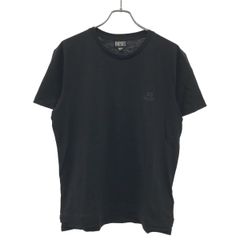 DIESEL ディーゼル T-RONNIE-HD ラバーロゴTシャツ A10689 RWBBH ブラック L