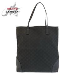 美品 GUCCI グッチ ブラック 黒 GGキャンバス/レザー 101919 トート
