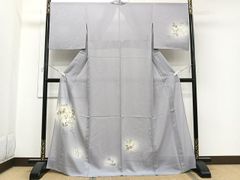 手描き 訪問着 仮絵羽 未仕立て品 パンダ 正絹 八掛付き 舞台衣装 大衆