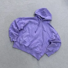 1 キルシー ユニセックス トーンオントーン さくらんぼ 刺繍 フーディー Tシャツ 0609E2のサムネイル