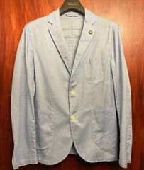定価4.5万】Giannetto リネンシャツジャケット 44 ベージュ - メルカリ
