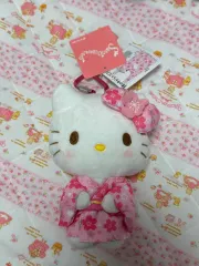 サンリオ 桜 起毛 着物 ハローキティ ショッピングバッグ