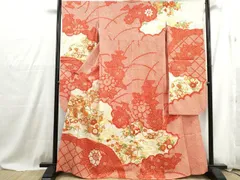 平和屋着物■豪華振袖　総絞り　駒刺繍　鼓花文　正絹　逸品　DABG4888qaのサムネイル