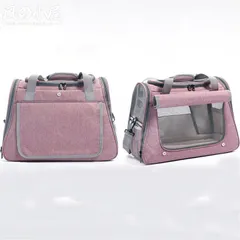 【数量限定】ペットバッグ ショルダーバッグ キャリーケース リュックキャリー 顔出し 透明窓 猫犬兎 ペット用品のサムネイル