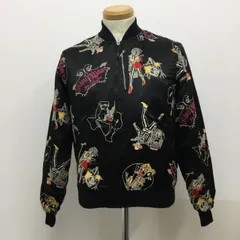 ヒステリックグラマー スカジャン/THE GHOST WOLVESS/シルク/BLK/総柄/06193AB01296 メンズ S ISItems【USED】【古着】【中古】50126745のサムネイル
