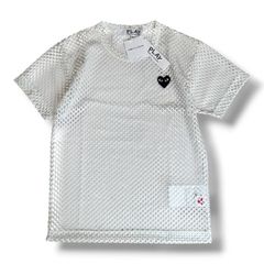 試着のみ S PLAY COMME des GARCONS メッシュTシャツ - メルカリ