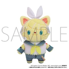 初音ミクシリーズ withCATアイマスク付きぬいぐるみキーホルダー 鏡音リン ぬい 新品 未開封品 正規品 【ムービック】のサムネイル