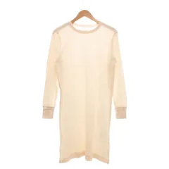 ヘインズ Hanes ワンピース ワッフル Free アイボリー ラウンドネック 長袖 /SXのサムネイル