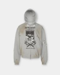 Anti Social Social Club hoodie XS 黄 有刺鉄線 - メルカリ