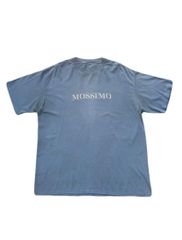 鬼フェード】90s モーションロゴ Mossimo USA製 茄子紺 Tシャツ - メルカリ