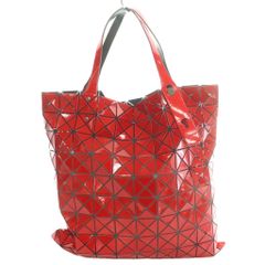 BAO BAO ISSEY MIYAKE トートバッグ レッド - メルカリ