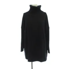 ダイアンフォンファステンバーグ DIANE von FURSTENBERG ニット セーター S 黒 タートルネック 長袖 スリット /JPのサムネイル