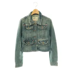 ポロジーンズ ラルフローレン POLO JEANS クロップド デニムジャケット ジージャン M ブルー /HK ■OSのサムネイル