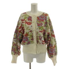 tricot COMME des GARÇONS 縮絨花柄ニット ドッキング - メルカリ