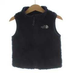 ザノースフェイス THE NORTH FACE フリースベスト 子ども服（男の子用） 90 紺 ネイビー 無地 ハイネック NAB71961 /GG
