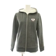 キャロウェイ CALLAWAY ジップアップ パーカー ハートワッペン 長袖 L グレー /YM ■GY■MAのサムネイル