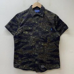 ラファイエット LFT13SS14 タイガーカモフラ 迷彩柄 猫目ボタン 半袖 ワーク シャツ メンズ M ISItems【USED】【古着】【中古】50131246のサムネイル