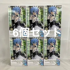 未開封 Re:ゼロから始める異世界生活 GLITTER&GLAMOURS レム メイド フィギュア 6個セット SF6582 c107