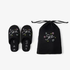 Stray Kids(ストレイキッズ・スキズ・SKZ) ルームシューズ ポーチ含む HAN QUOKKA スキズ ハン(HAN・ハンチソン) スリッパ 日本 グッズ
