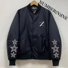 ナンバーナイン 17AW ナイロン ヴァーシティ ジャケット スター NYLON VARSITY JACKET STAR メンズ 2 ISItems【USED】【古着】【中古】50129347のサムネイル