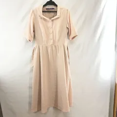 an another angelus／アンアナザーアンジェラス　レトロ変型開衿ワンピース　F　ベージュ　【TM0034-005】　245のサムネイル