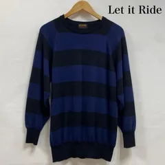 レットイットライド クルーネック ボーダー ニット セーター ウール 薄手 メンズ M ISItems【USED】【古着】【中古】50130197のサムネイル