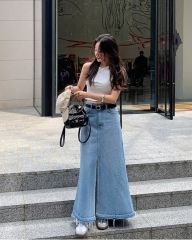 ok.soon×piccadilly OGC DENIM MAXI SKIRT - メルカリ