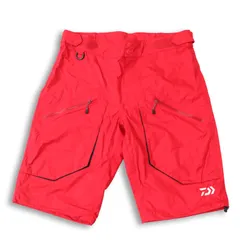 DAIWA ダイワ 春夏 DR-50009P★ レインマックス レイン ショート ハーフ パンツ Sz.M メンズ 赤 釣りのサムネイル