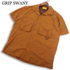 GRIP SWANY グリップスワニー 春夏 GSS-30 【SUPPLEX CAMP SHIRT】 半袖 オープンカラー キャンプ シャツ Sz.M メンズ
