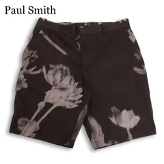 Paul Smith ポールスミス メインライン★ 春夏 SCREEN FLORAL スクリーン フローラル総柄 花柄 ショート パンツ Sz.M メンズのサムネイル
