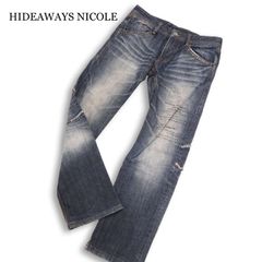 HIDEAWAYS NICOLE ケミカルウォッシュ デニムパンツ 46 - メルカリ