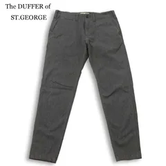 25SS★ The DUFFER of ST.GEORGE ダファー オブ セントジョージ 通年★ ワンダーシェイプベーシック パンツ Sz.M メンズ 灰のサムネイル