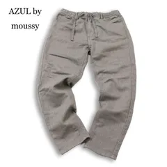 AZUL by moussy アズール マウジー 通年★ ストレッチ スウェット デニム スリム イージー パンツ ジーンズ Sz.M メンズ 灰のサムネイル