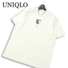 【新品 未使用】 UNIQLO ユニクロ アダムスコット★ 【ドライEXスタンドカラーポロシャツ】 半袖 大きいサイズ Sz.XL メンズのサムネイル